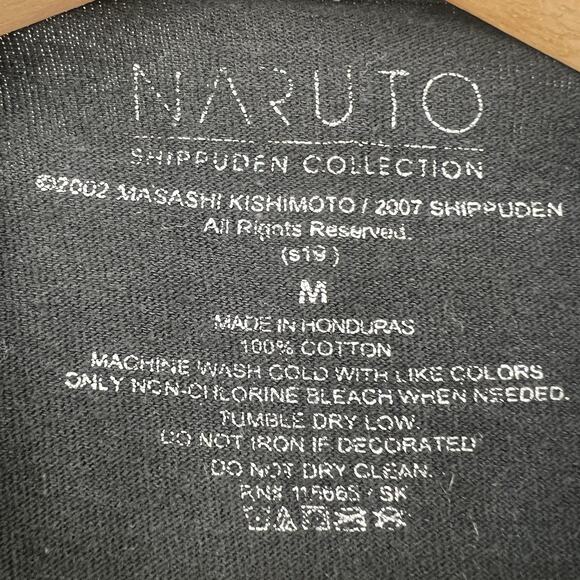 NARUTO MEDIUM Shippuden Unisex Black Rasengan 07 Short Sleeve Tee Shirt T-Shirt - Picture 7 of 7